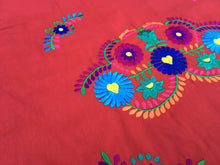 Load image into Gallery viewer, Handmade Mexican Embroidered Skirt - Short Floral Mexican Pencil Skirt
