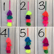 Load image into Gallery viewer, Handmade Rainbow Mexican Tassel Pom Pom - Pompones Mexicanos
