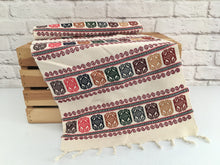 Load image into Gallery viewer, Handmade Mexican Hand Embroidered Table Runner - Camino de Mesa
