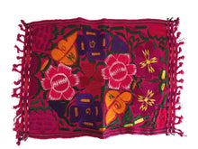 Load image into Gallery viewer, Handmade Woven Floral Embroidered Mexican Placemat - Mexican Home Decor
