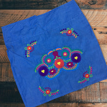Load image into Gallery viewer, Handmade Mexican Embroidered Skirt - Short Floral Mexican Pencil Skirt
