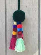 Load image into Gallery viewer, Handmade Rainbow Mexican Pom Pom Tassel
