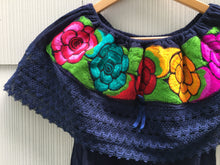 Load image into Gallery viewer, Handmade Womens Embroidered Mexican Blouse - Medium - Off the Shoulder Blouse
